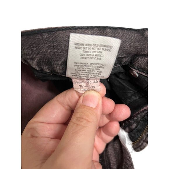 Bullhead Denim Dillon Men's 31Wx32L Skinny Fit Jeans Black Cotton Spandex Blend - Picture 13 of 16